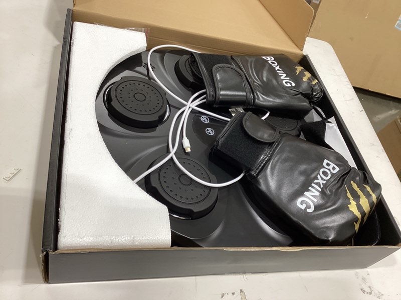 Condition photo showing New/Like New for Music Boxing Machine, Interactive Punching Trainer with Boxing Gloves, Large Size Wall Mounted Electronic Boxing Target for Adult Kids, 9 Modes & 9 Speeds