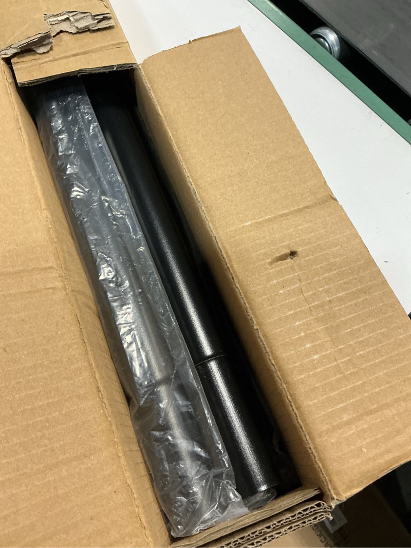 Condition photo showing Good Condition for aizesi 41-144 inch heavy duty black tension curtain rod - no drilling, adjustable, rust-resistant for outdoor, living room, window, bathroom