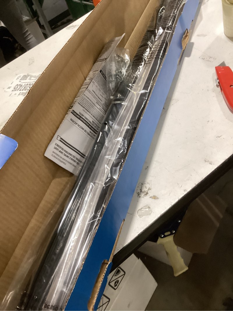 Condition photo showing Good Condition for utilitech 4-ft 7000 lumens black led flush mount garage shop light