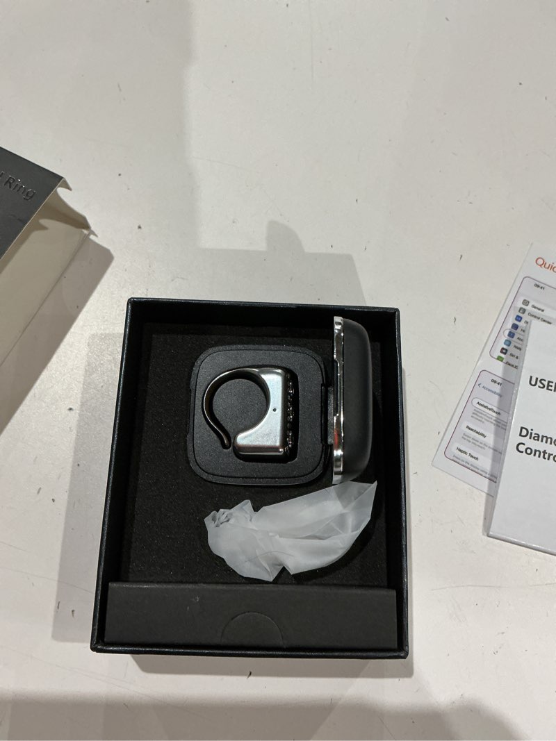 Condition photo showing Good Condition for remote control page turner for tiktok - bluetooth scrolling ring for iphone ipad android ebook reading, camera video shutter for smart phone (silver)