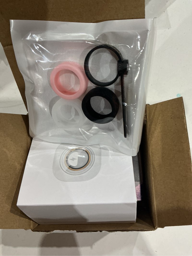 Condition photo showing Good Condition for smart ring for women men, health tracker with heart rate/blood oxygen/blood pressure/sleep monitoring/step counting, ip68 waterproof fitness ring, no app fees for iphone & android (black, 6#) black 6#