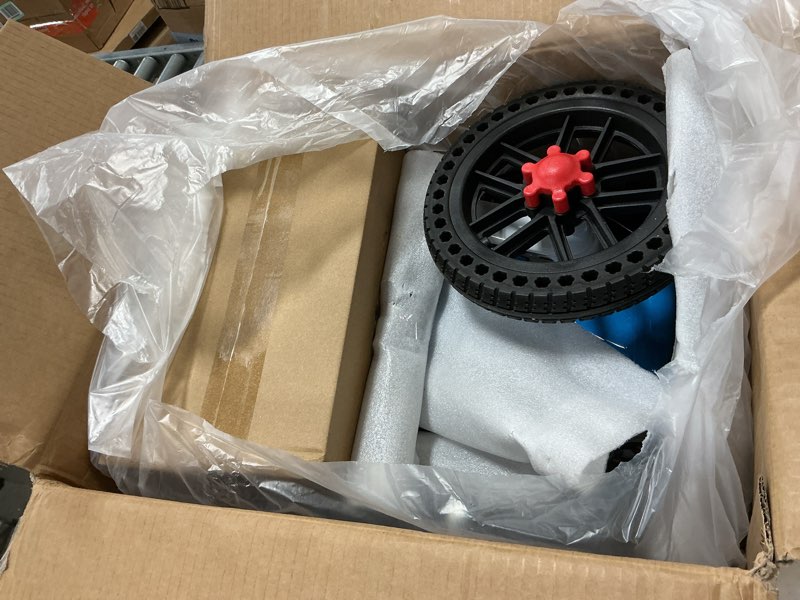 Condition photo showing Good Condition for Knee Scooter, All Terrain Foldable Knee Scooter Walker, Disc Brake Knee Walker for Foot Injuries Compact Crutches Alternative Blue