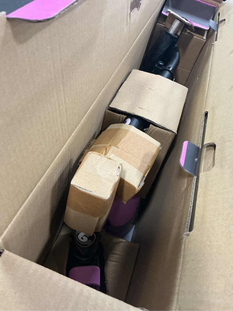 Condition photo showing Good Condition for AERO Kids Electric Scooter for Boys and Girls Ages 6-12 or 8-12, with Hand Accelerator, LED Lights, 2 Speed Levels, Battery Indicator, Rubber Mat, and Adjustable Heights G6-Pink