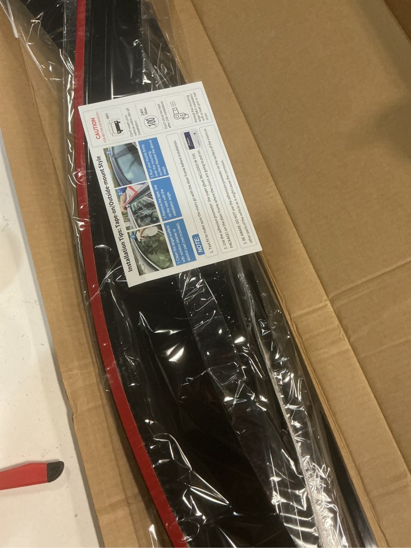 Condition photo showing New/Like New for window visors rain guards shield for 2017-2026 mazda cx5, out-channel window vent wind deflectors visors shades for 17-26 cx-5 2017-2026 mazda cx-5