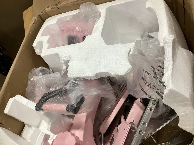 Condition photo showing As Is for vevor 5 in 1 heat press machine, heat transfer machine with 30 oz tumbler press, 12 x 15 inch, 360° swing away t-shirt pressing, fast even heating, for t-shirts/mugs/plates/hats, pink