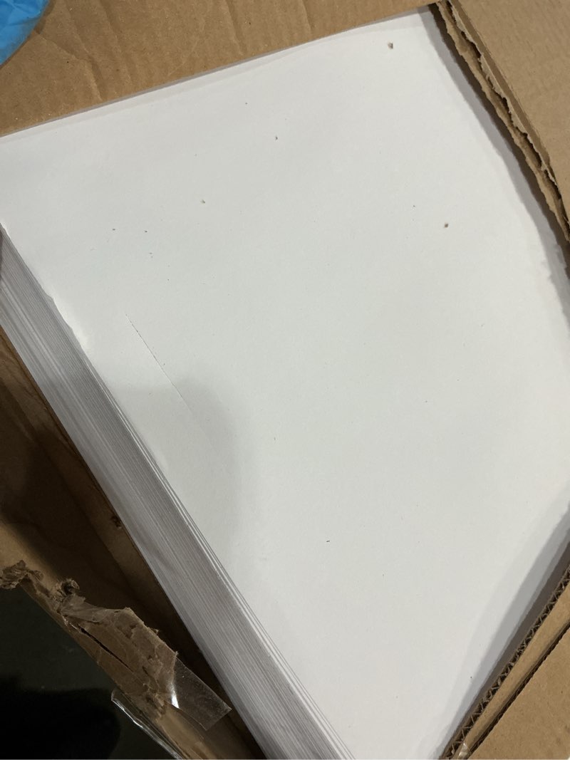 Condition photo showing As Is for Pacon Drawing Paper, White, Medium Weight, 18" x 24", 500 Sheets 18" x 24" Medium Weight Paper