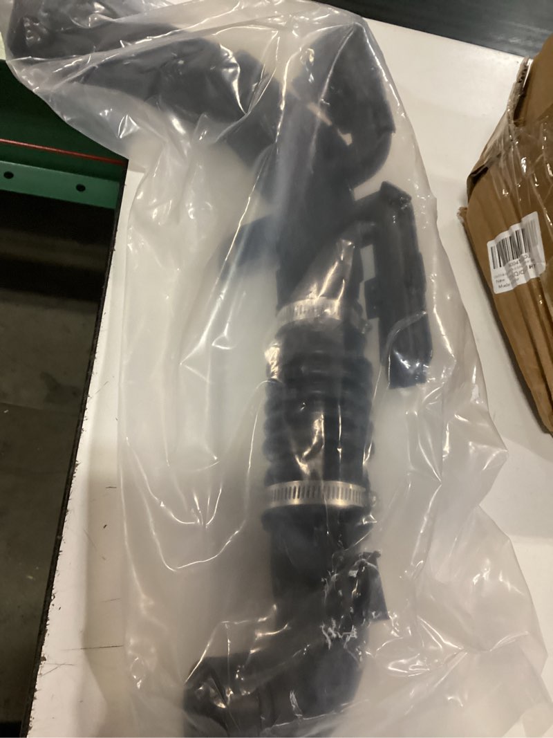 Condition photo showing New/Like New for 16554-9ka0b air duct pipe hose w/clamp fit for nissan versa & versa note | fit for nissan versa & versa note 1.6l l4 gas 2013-2019, engine air cleaner duct resonator replace 165549ka0b