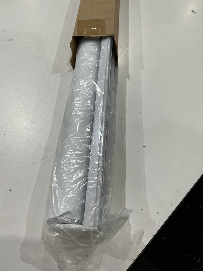Condition photo showing Good Condition for chrisdowa cordless blackout roller shades for windows, thermal insulated uv protection pull down shades, total blackout window blinds for home, office, bedroom, door (36" w x 72" h, grey) 36"w x 72"h grey