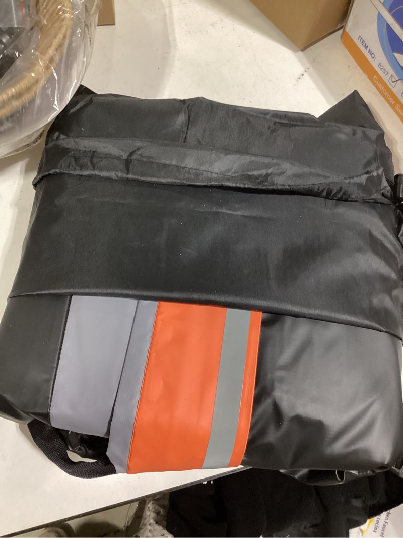 Condition photo showing Good Condition for sailnovo hitch cargo carrier soft shell bag waterproof 20 cubic feet cargo bag for hitch carrier, pvc trailer hitch storage bag with 8 reinforced straps & combination lock & storage bag