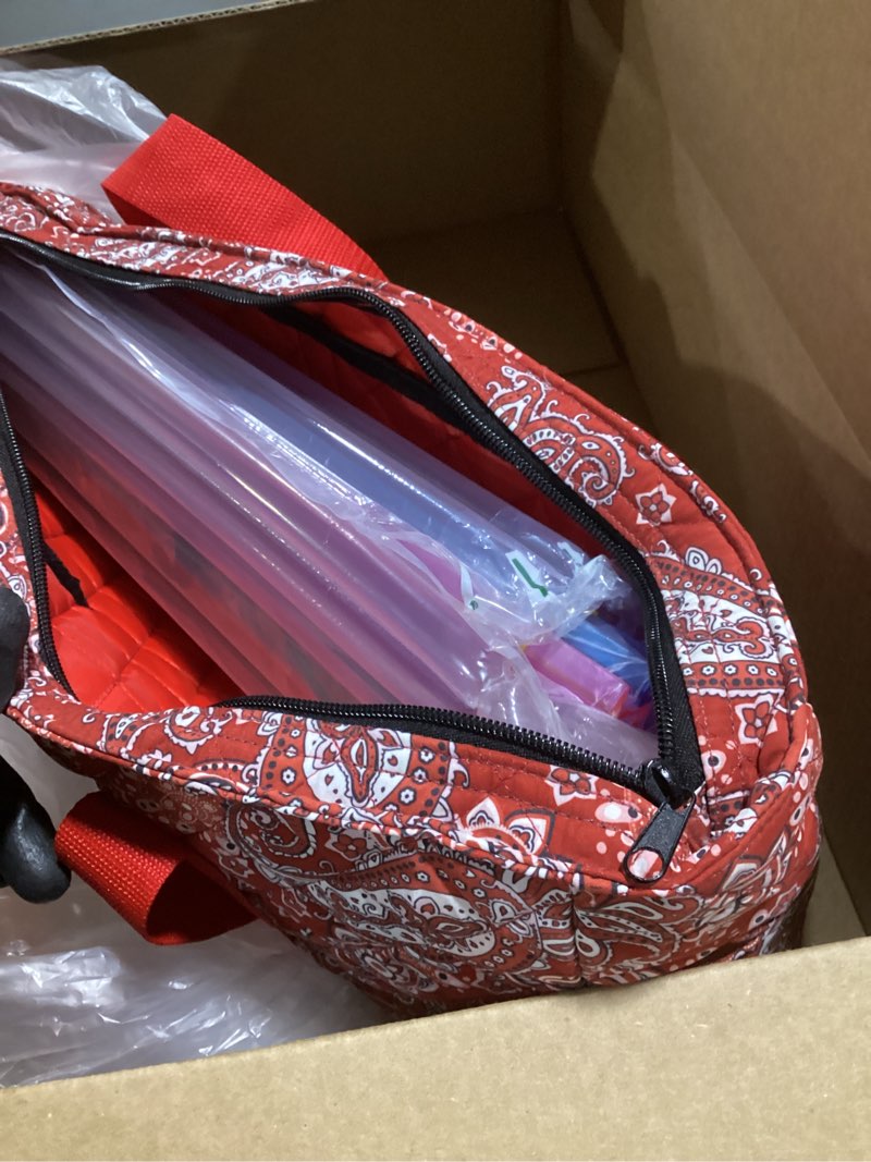 Condition photo showing Good Condition for mose cafolo american mahjong game set, red paisley carrying bag,166 premium white tiles, all-in-one color rack/pushers, chips,wind indicator, english manual,complete mah jongg, mahjong tiles set american mahjong with red paisley bag