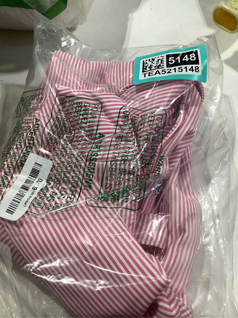 Condition photo showing Good Condition for ledaou large beach bag women waterproof sandproof zipper beach tote pool bag for swim gym grocery travel with wet pocket stripe-pink