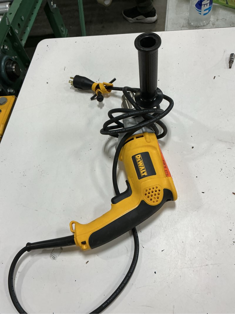 Condition photo showing As Is for dewalt dw235g 1/2" variable speed reversing corded drill