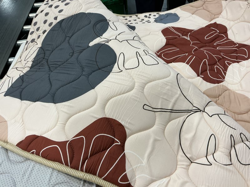 Condition photo showing Good Condition for Blissful Diary Baby Play Mats for Floor, 72x48 Inch Extra Thicker & Large Soft Cushioning Foam Playmats for Babies and Toddlers, Foldable Washable Baby Crawling Mat for Playpen, Boho Design Boho 72" X 48"