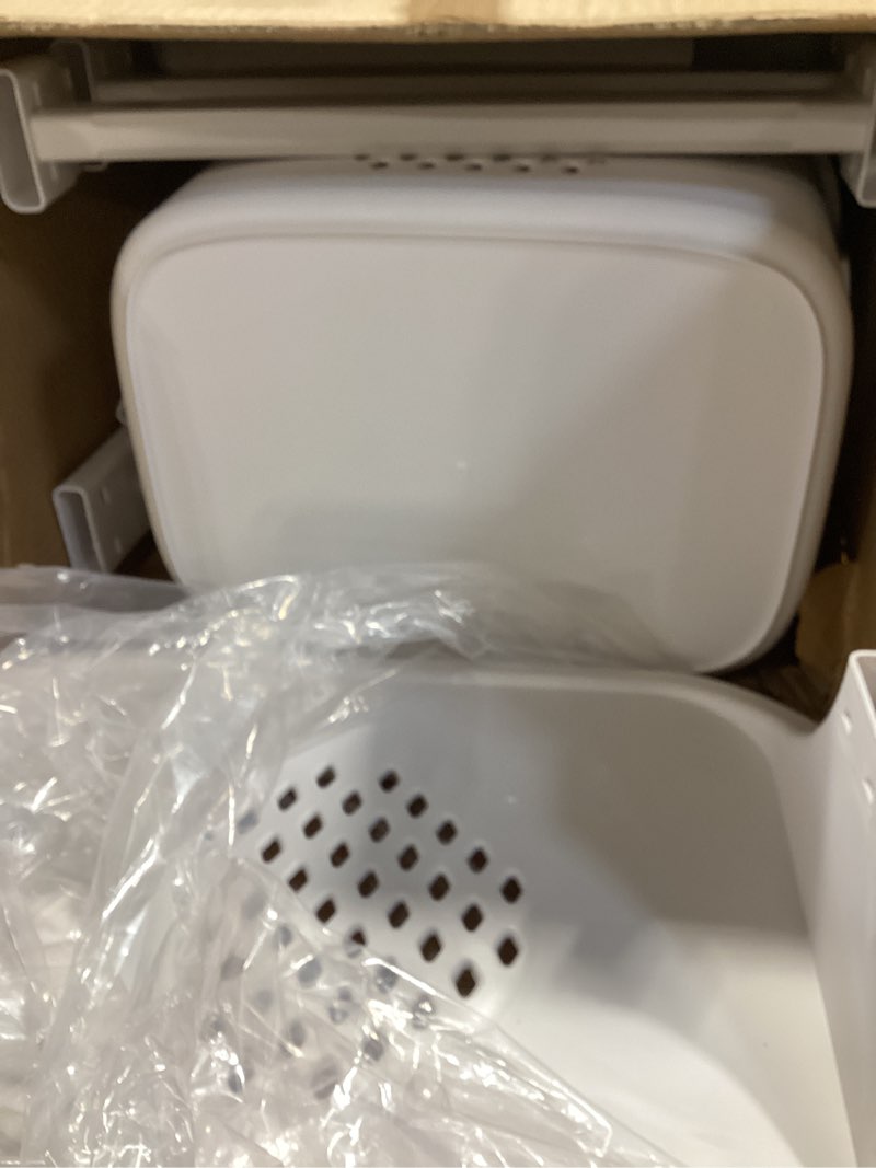 Condition photo showing Good Condition for Bretoes Laundry Basket Bathroom Multi-layer Clothes Storage Basket Household, Simple Kitchen Shelf Fruit Stand (3 Layers) Fashion