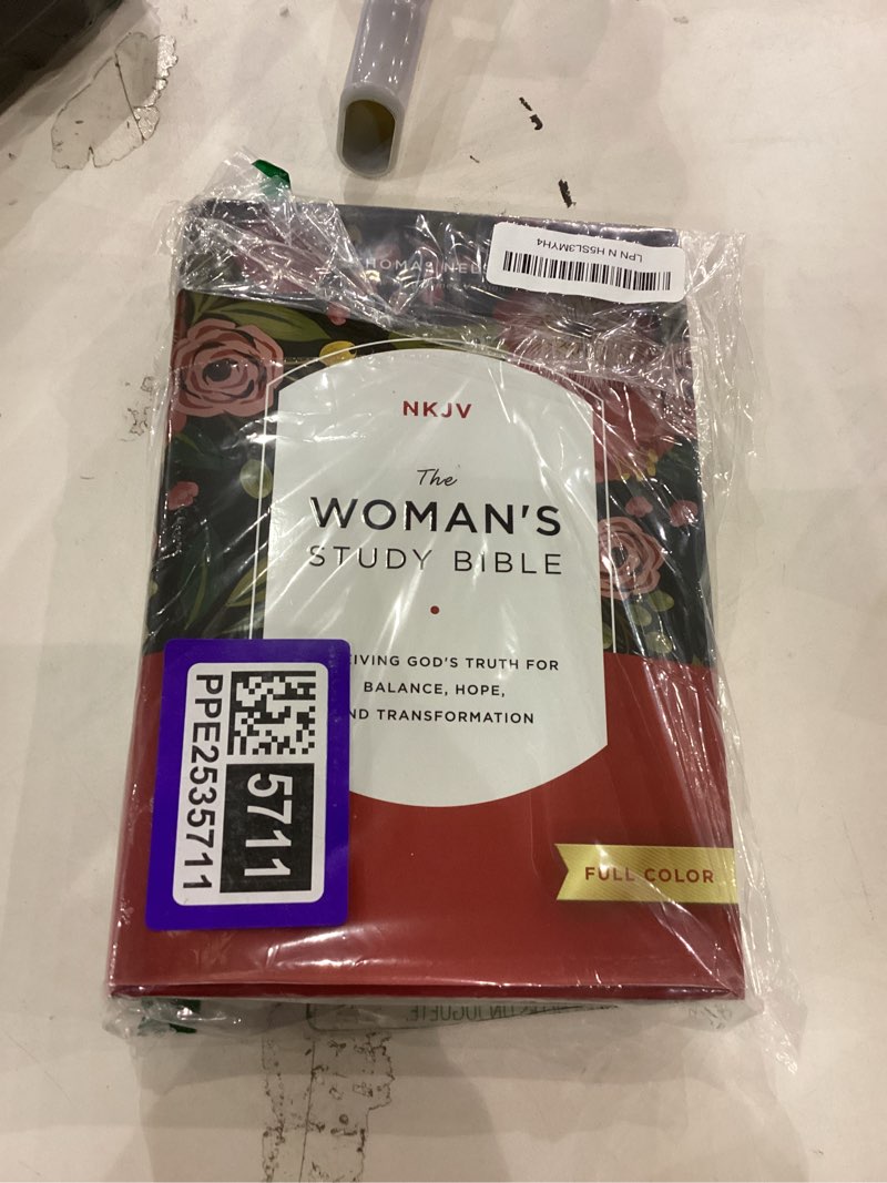 Condition photo showing New/Like New for NKJV, The Woman's Study Bible, Hardcover, Red Letter, Full-Color Edition: Receiving God's Truth for Balance, Hope, and Transformation