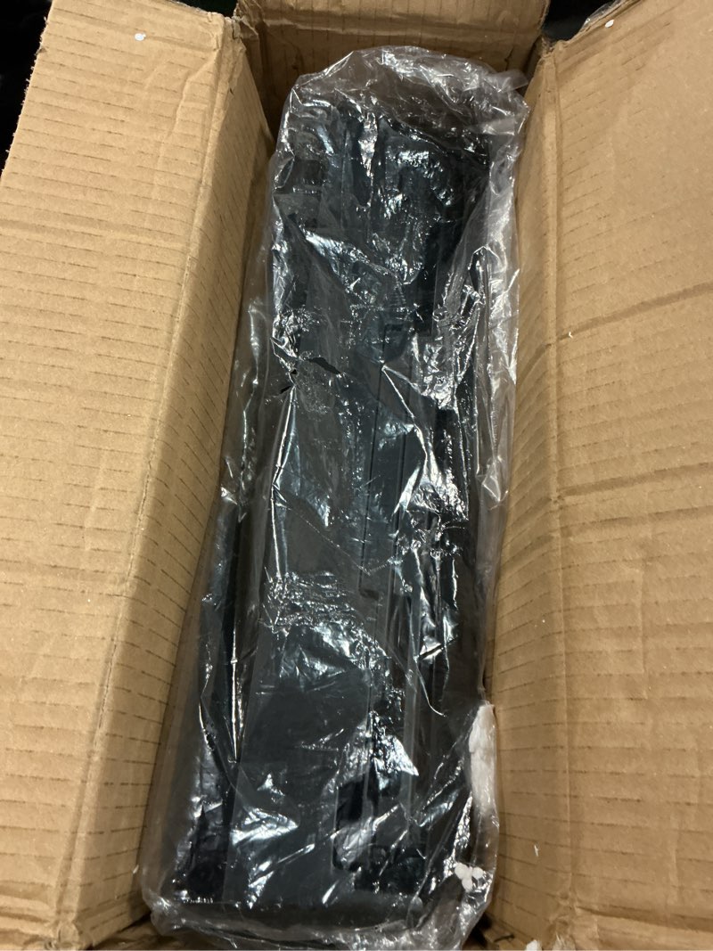 Condition photo showing Good Condition for Foldable Utility Cart with 8 Wheels, Collapsible Rolling Cart with Telescoping Handle & Lid, Portable Organizer Crate for Shopping, Teachers, Office, Travel, Books, Snacks, Stairs (Black) Black - Climbing Wheel