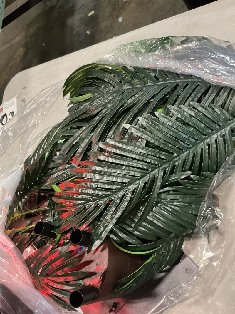 Condition photo showing Good Condition for soshot 7ft lighted artificial palm tree with three trunks and 242 led lights with remote control and app waterproof for tiki bars, patios,beaches,yards pool, cruise party-warm white to multicolor 7ft warm white to multicolor