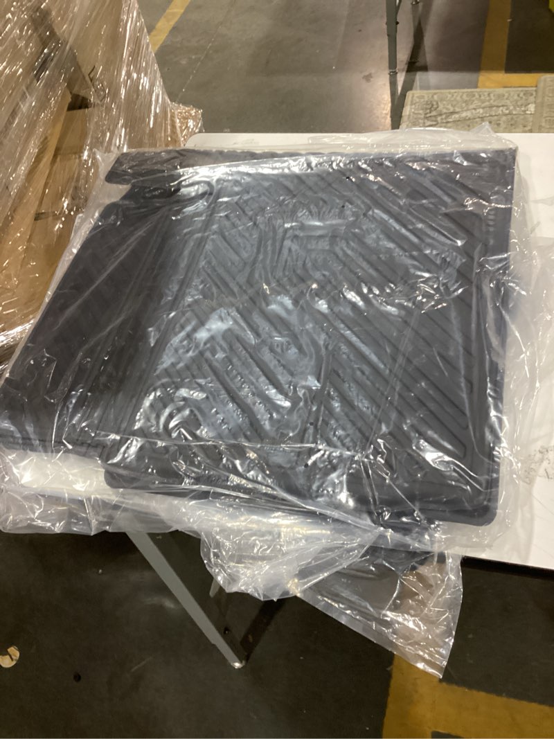 Condition photo showing New/Like New for lasfit floor mats&cargo backrest mat for 7&8 seats ford expedition standard & lincoln navigator standard 2025 2026,costom fit all weather protection tpe easy clean floor liners,4pcs.