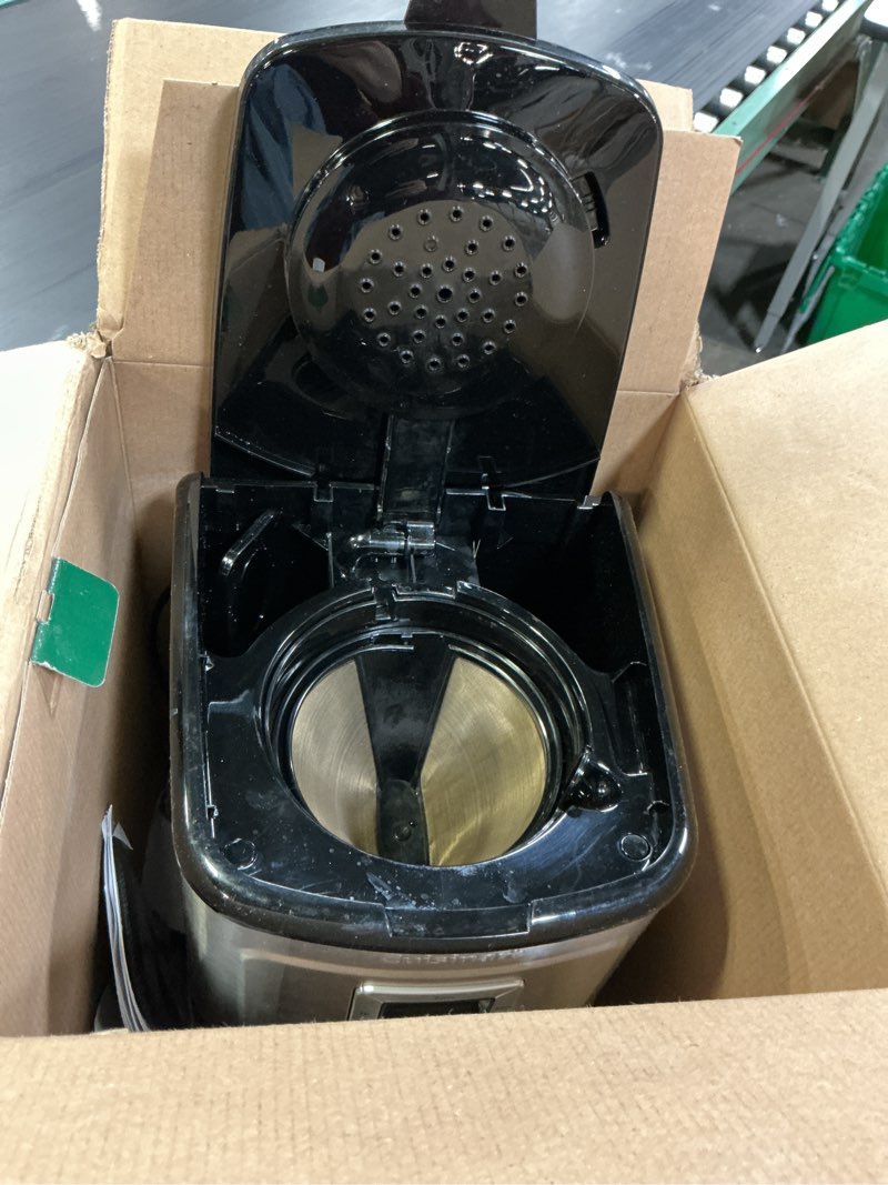 Condition photo showing As Is for Cuisinart 14-Cup Coffee Maker, Programmable PerfecTemp Glass Carafe Coffee Machine with 1-4 Cup Setting, Brew Strength Control and Pause, Stainless Steel, DCC-3200NAS 14-Cup Glass Stainless Steel