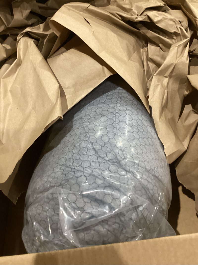 Condition photo showing As Is for Yojoker Wedge Pillow for Sleeping - 12 Inch Bed Wedge for Headboard Triangle Pillow, Memory Foam Wedges for Acid Reflux, GERD, Snoring, Post Surgery Back Pain Relief, Leg Elevation, Washable Cover 24*24*12 inch