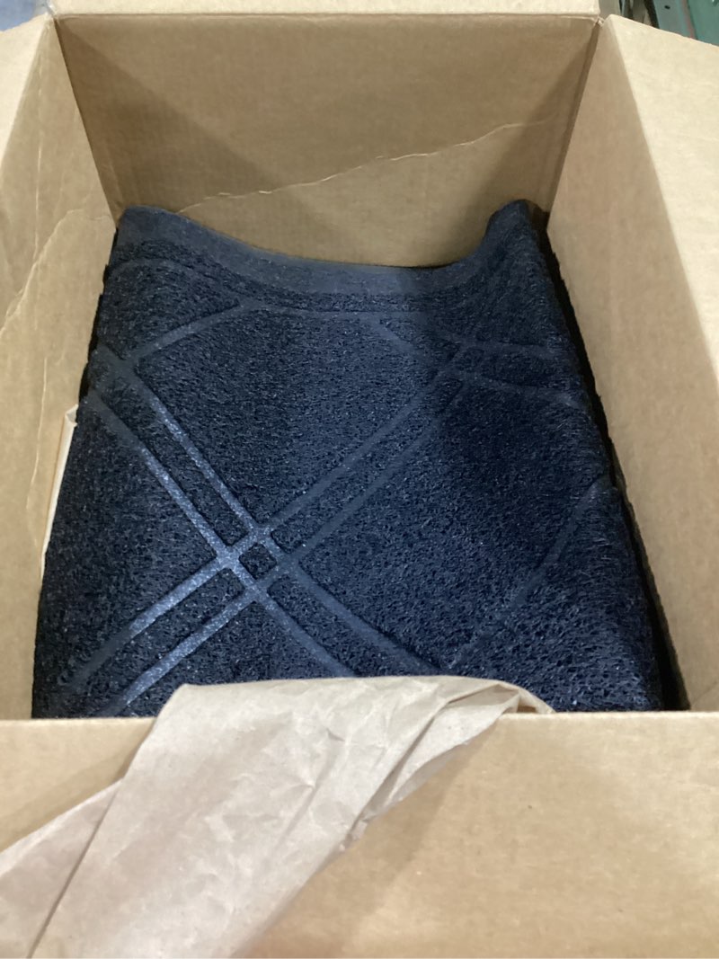 Condition photo showing New/Like New for (Similar too) hicorfe Indoor Doormat,Front Back Door Mat Rubber Backing Non Slip Door Mats 24\"x35\" Absorbent Resist Dirt Entrance Doormat Inside Floor Mats for Entryway Washable Low-Profile(Black) Black 35\" x 24\" (Rectangular)
