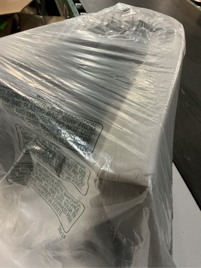 Condition photo showing Good Condition for Toddlers' Bed Rail Bumpers Protector, Children's Bed Guardrail Padding, Soft Cushioned Barrier, Increased Height, Easy to Install, Washable Cover, Fits Floor, Bunk & Loft, 3 Ft, Gray, 1Pack Light Gray 3Ft