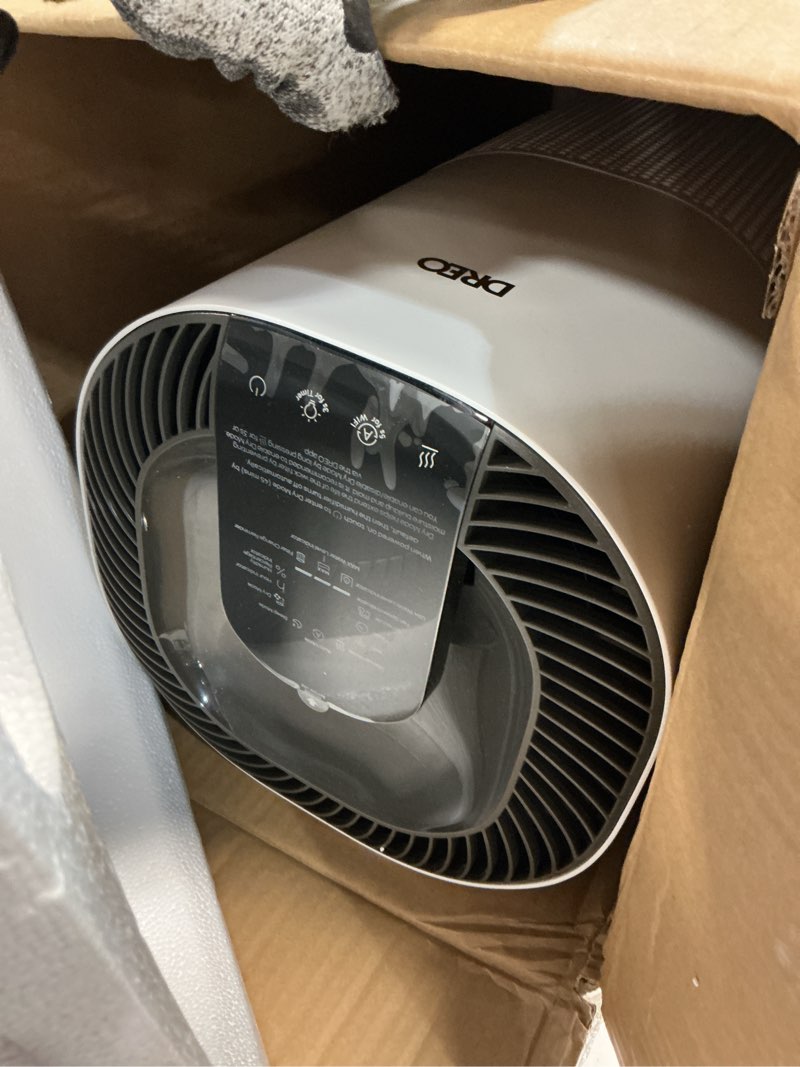 Condition photo showing Good Condition for dreo smart evaporative humidifier large room up to 1000ft², 800ml/h high output air humidifiers for bedroom, 10l, 50h long runtime with precise humidification for plants, home, office, white, hhm774s