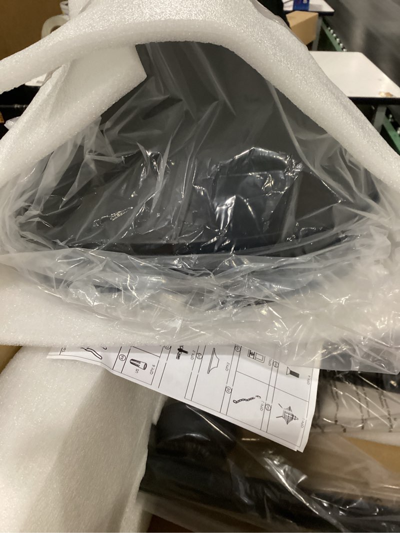 Condition photo showing New/Like New for Wellmet 4 Light Pool Table Light, 70 inch Modern Industrial Hanging Chandelier Island Light with Lamp Shade Billiard Lighting for 7ft 8ft Pool Billiard Table, Game Room, Kitchen Island Black