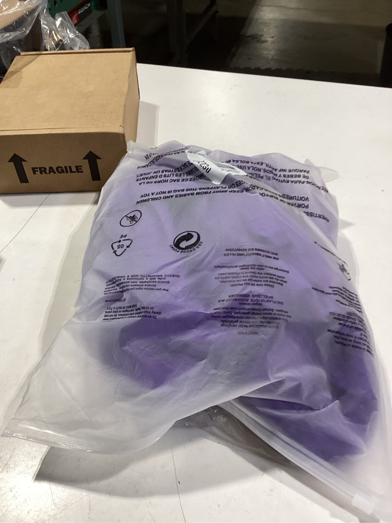 Condition photo showing Good Condition for women's plus size midi wrap dresses summer short sleeve flowy swing beach dress with belt and pockets purple xx-large plus