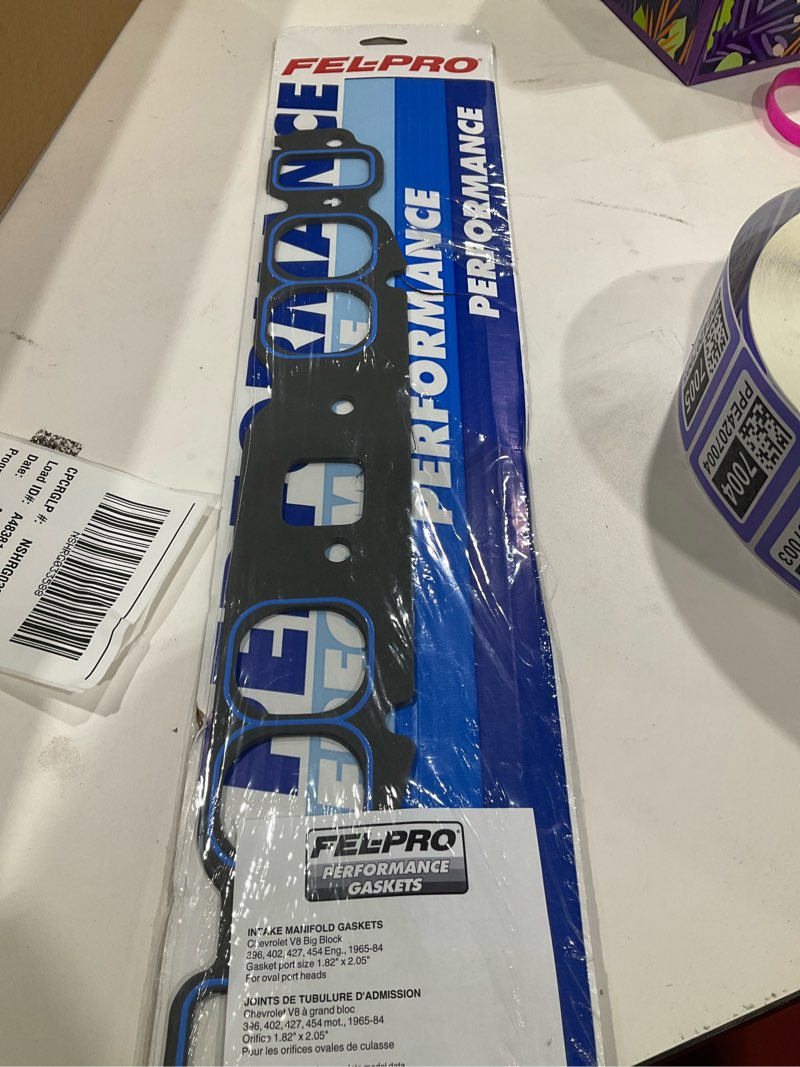Condition photo showing Good Condition for fel-pro 1212 intake manifold gasket set