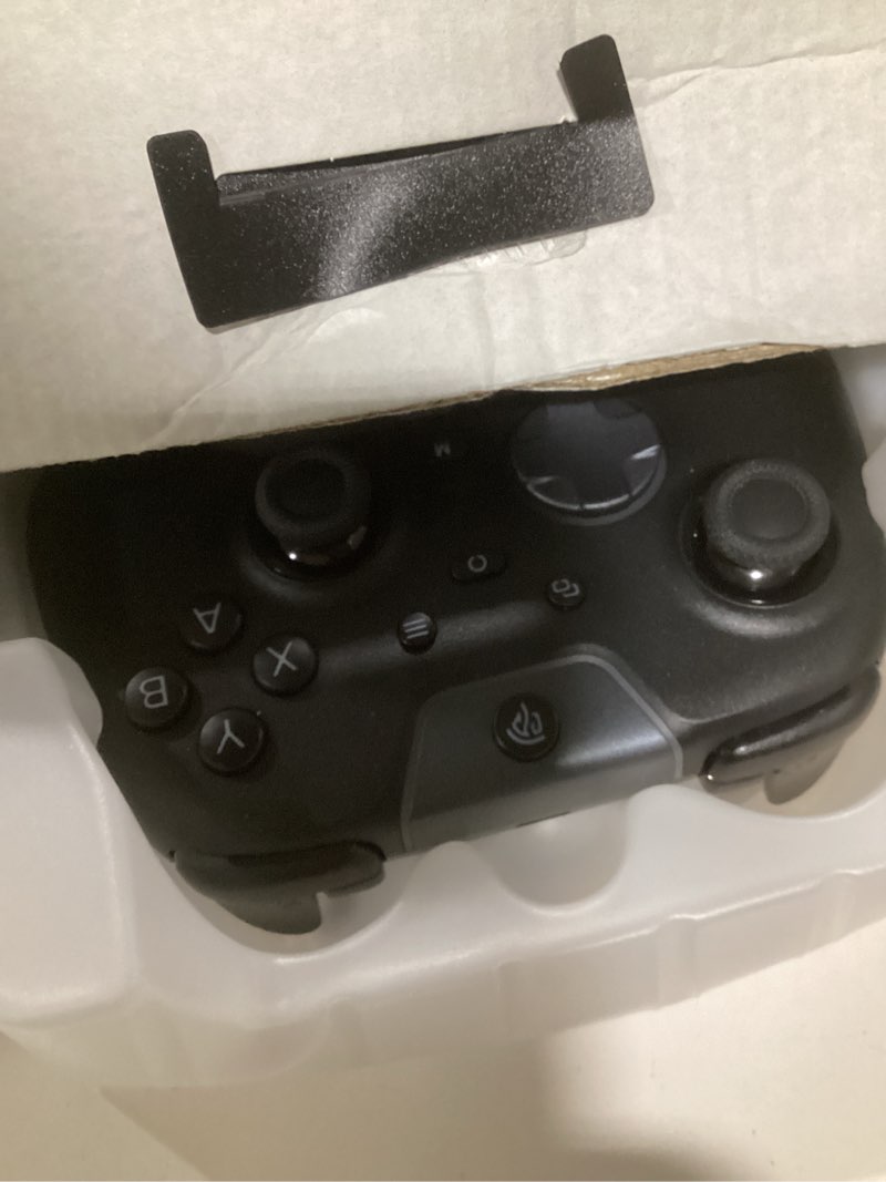 Condition photo showing New/Like New for EasySMX X05Pro Wireless PC Controller – Quiet-Press Buttons, 2-Stage Impulse Triggers, 2 Programmable Buttons, Hall Joysticks, 1000mAh Battery, 1000Hz Polling Gaming Controller for PC/Switch/Android/iOS black