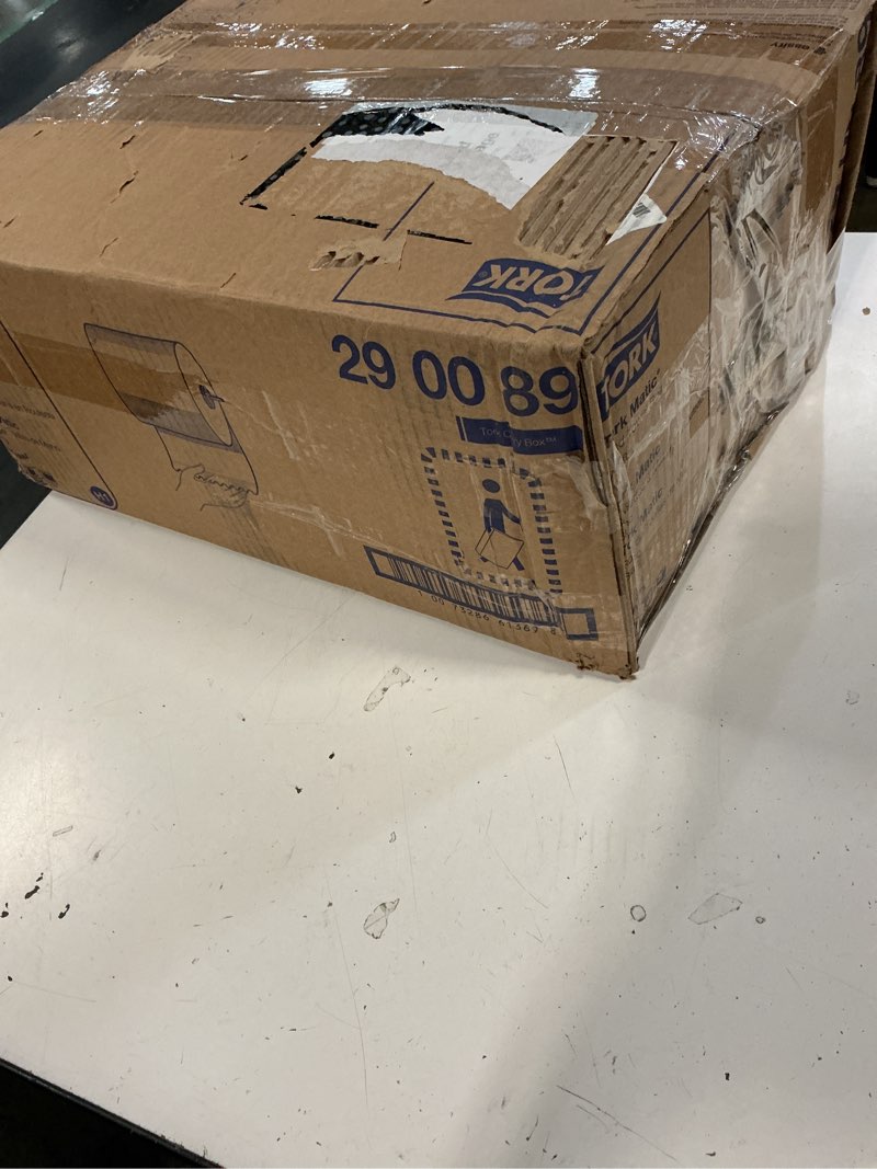 Condition photo showing New/Like New for tork matic paper hand towel roll white h1, universal, 100% recycled fiber, 6 rolls x 700 ft, 290089 white 6 hand towel rolls x 700 ft advanced hand towel
