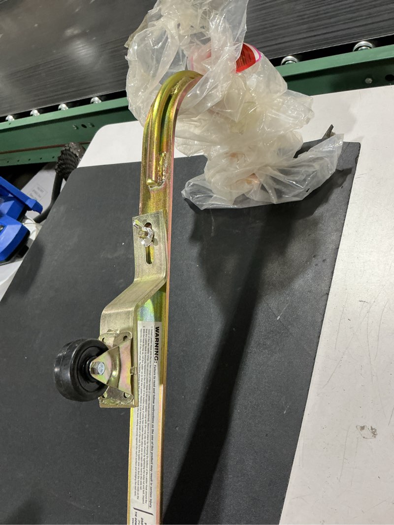 Condition photo showing Good Condition for roof ridge ladder hook with fixed wheel & swivel bar
