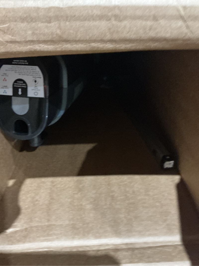 Condition photo showing As Is for shark hydrovac messmaster wet dry corded vacuum cleaner, 3-in-1 multi-surface vacuum mop & self-cleaning system, lightweight, powerful suction, for hard floors & area rugs, navy, wd161 corded w/ essential