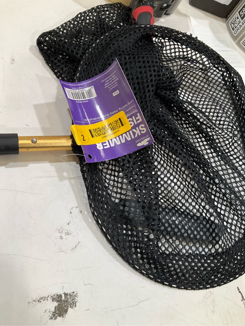 Condition photo showing As Is for smartpond 46.5-in x 0.8-in x 14.6-in black mesh pond net