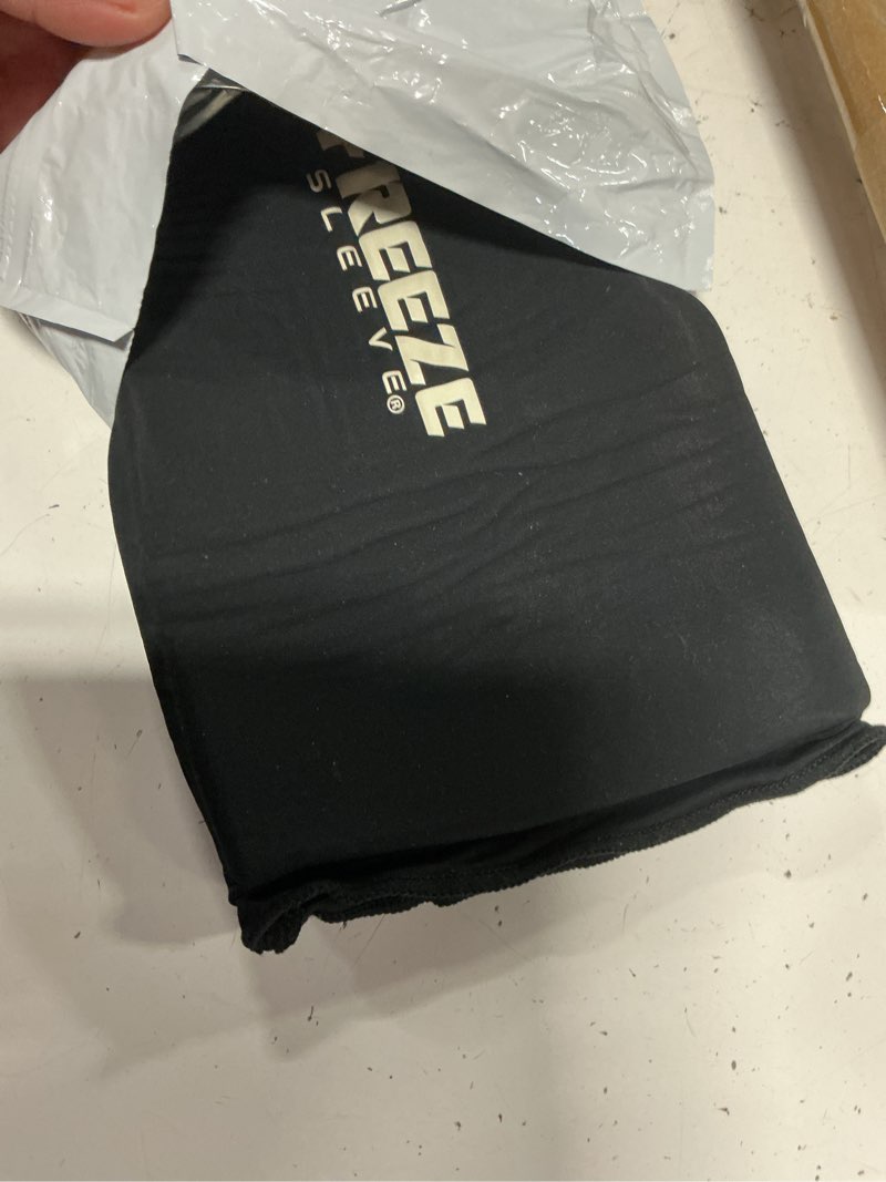 Condition photo showing Good Condition for freezesleeve ice & heat therapy compression sleeve- reusable, flexible gel hot/cold pack, 360 coverage for knee, elbow, ankle, wrist- black, xx-large black 2x-large (pack of 1)