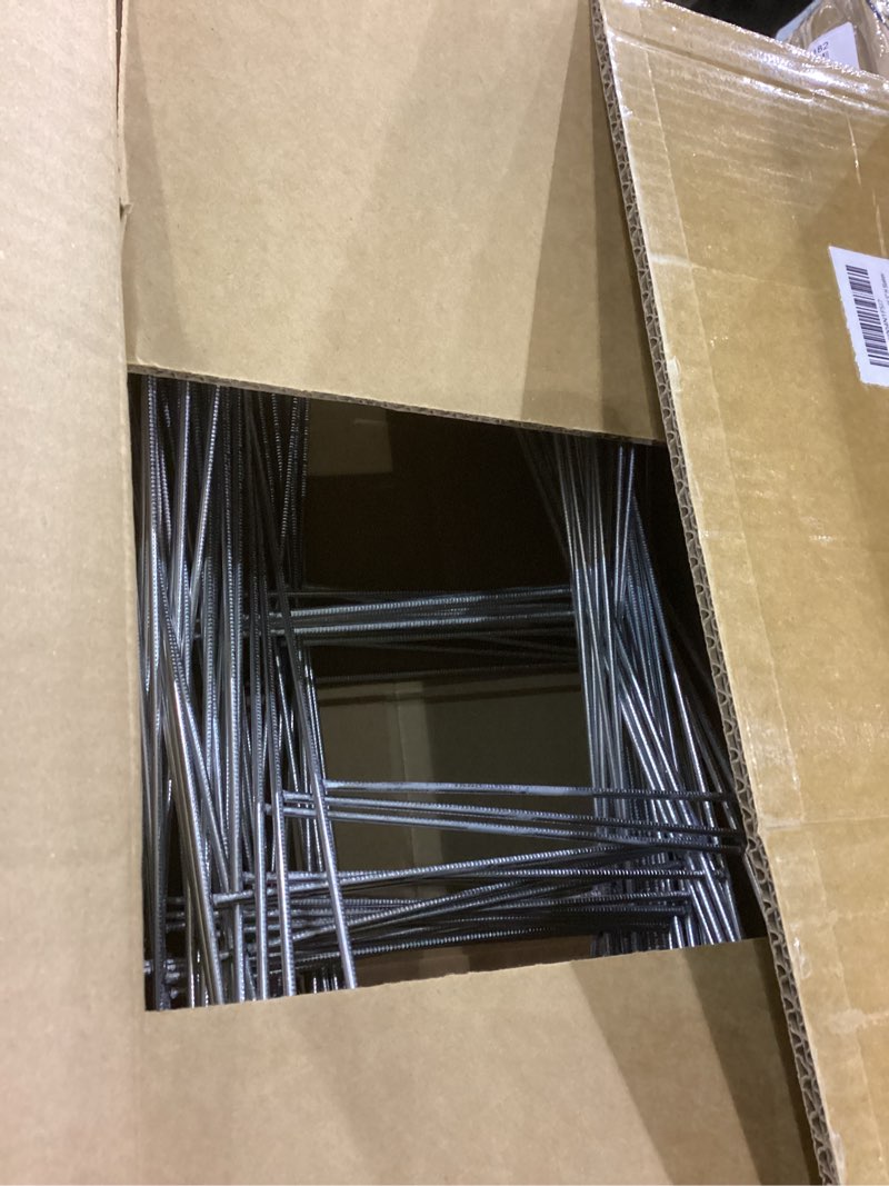 Condition photo showing As Is for 50 Pack Yard Sign Stakes Metal, 16.5x7 Inch H Stakes for Yard Sign Holder Metal Stand Heavy Duty, Sign Stakes for Groud Lawn