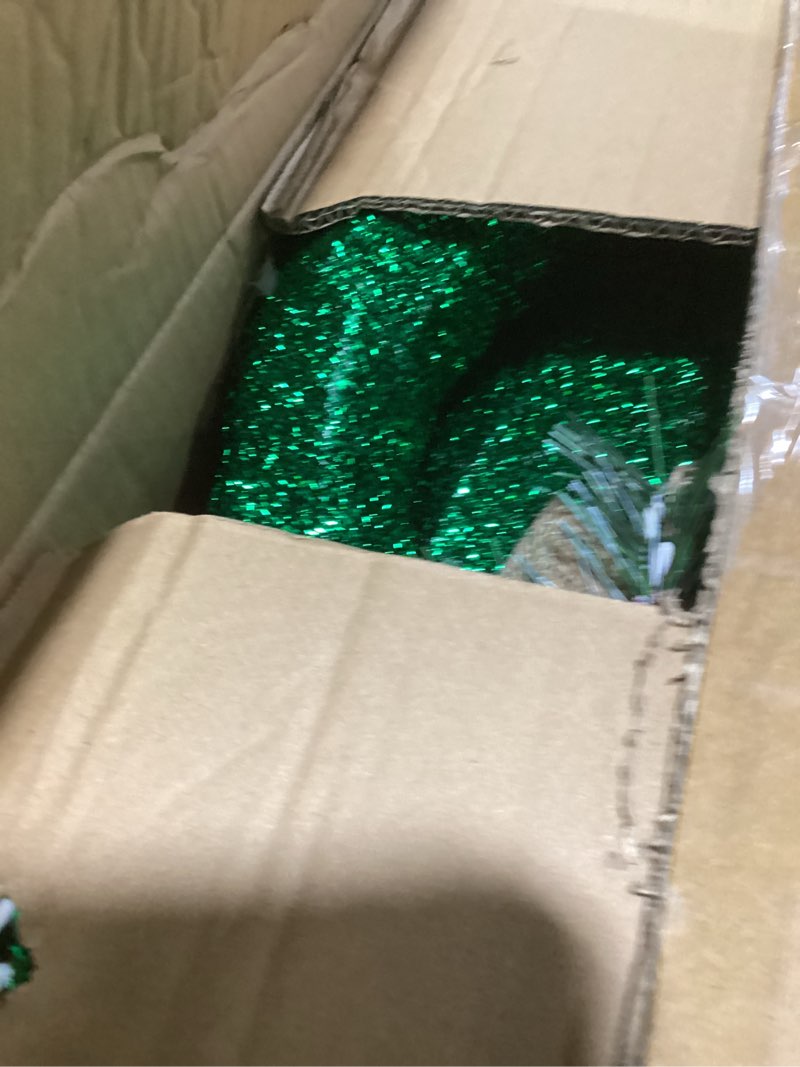 Condition photo showing Good Condition for Lighted 3D Christmas Dinosaur Outdoor Decoration, 150 Cool-White Lights, 32 in H, Santa Hat & Scarf — Ideal for Yard, Porch & Holiday Light Tours