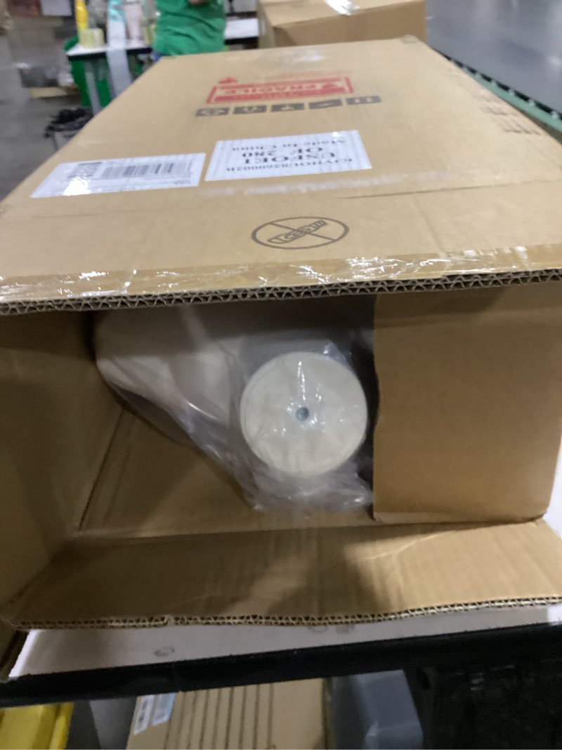 Condition photo showing New/Like New for easehome dress form mannequin body, female mannequin torso with detachable silvery metal stand and rectangular base for clothing dress jewelry display, adjustable height 50”-70” beige body beige body silvery base