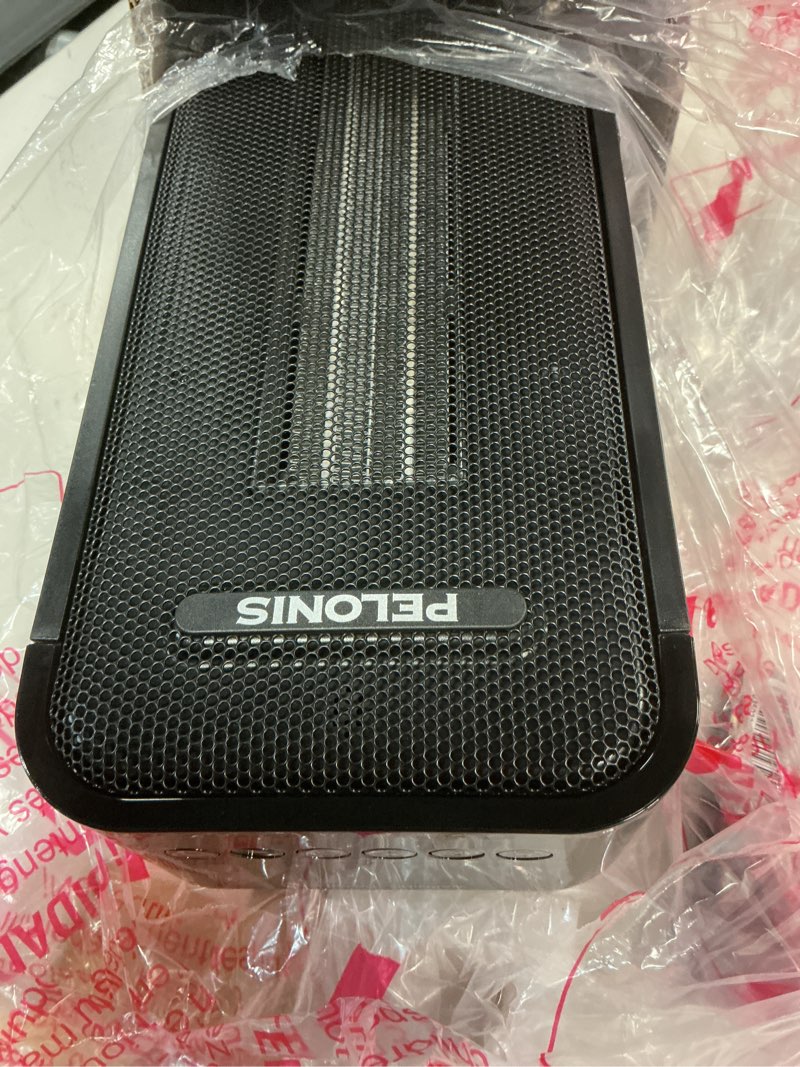 Condition photo showing Good Condition for Pelonis 1500w Electric Space Heater for Indoor Use with Thermostat, Oscillation and Remote – Portable Ceramic Heater for Bedroom, Home and for Office Under Desk 16 Inch Remote Control