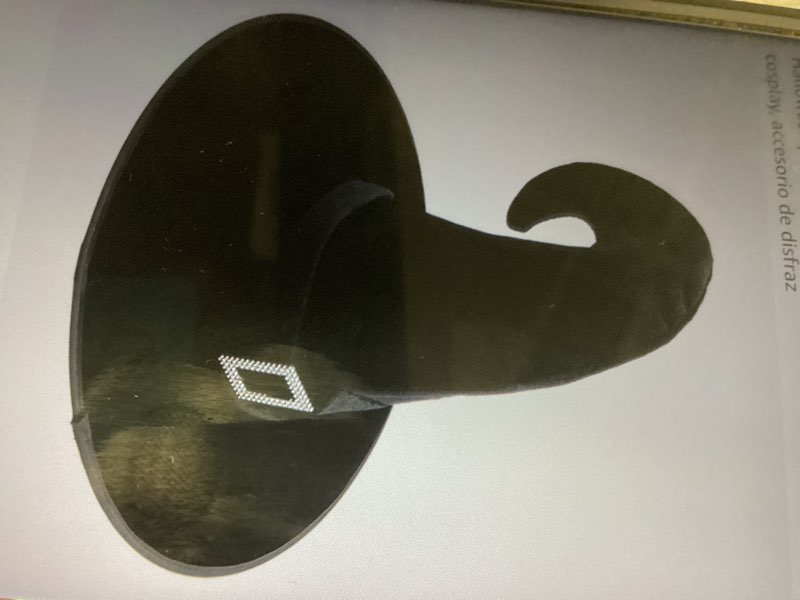 Brand: CUMENGLG Witch Hat for Women, Halloween Witch Decoration for Halloween Party, Carnival, Masquerade, Cosplay, Costume Accessory