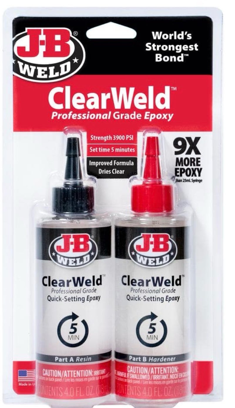 ClearWeld Professional Size 8 oz Hardware