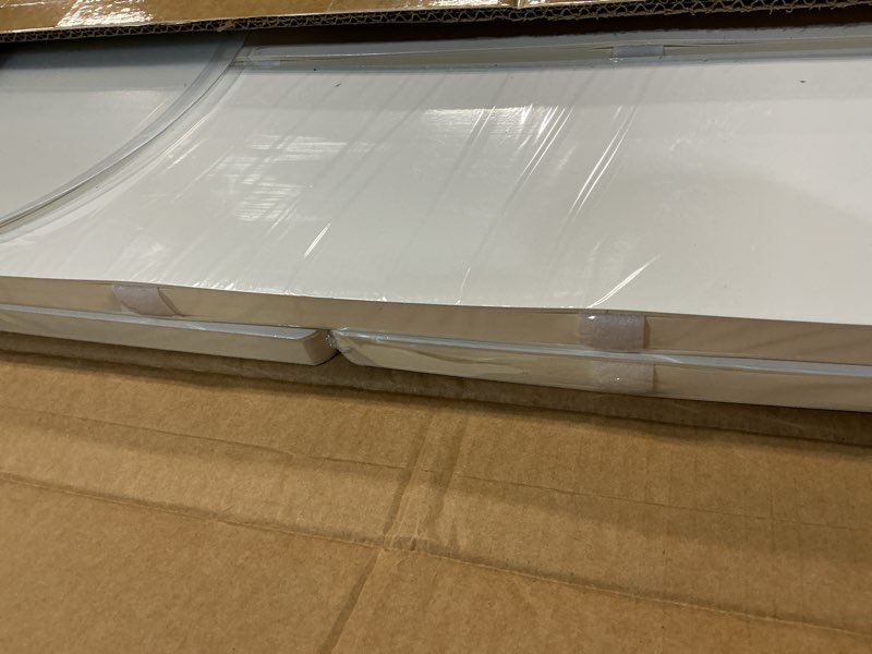 Condition photo showing New/Like New for 3 pack portable white cylinder stands for party, 31.5", 23.6", 15.7" height foldable cardboard tall cake pedestal stand flower floral pillar table stand, cilindros para fiestas redondos blancos for wedding parties