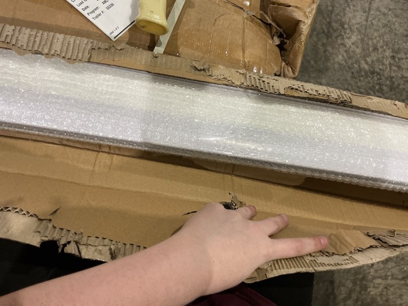 Condition photo showing As Is for seeye no drill cordless cellular shades, light filtering honeycomb blinds for indoor window, thermal insulated noise reduction, easy install for bedroom, living room, office, white (70" w x 64" h) white-light filtering 70"w x 64"h