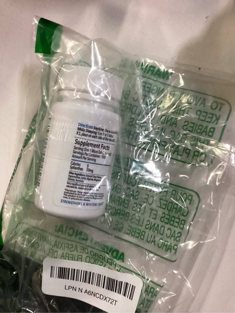 Condition photo showing New/Like New for (By-09-27)Dry Mouth TR by NeuOra Microceuticals: 8 Hour Time-Release Oral Micro Tabs, 1pk 100 Micro Tabs (Pack of 1)