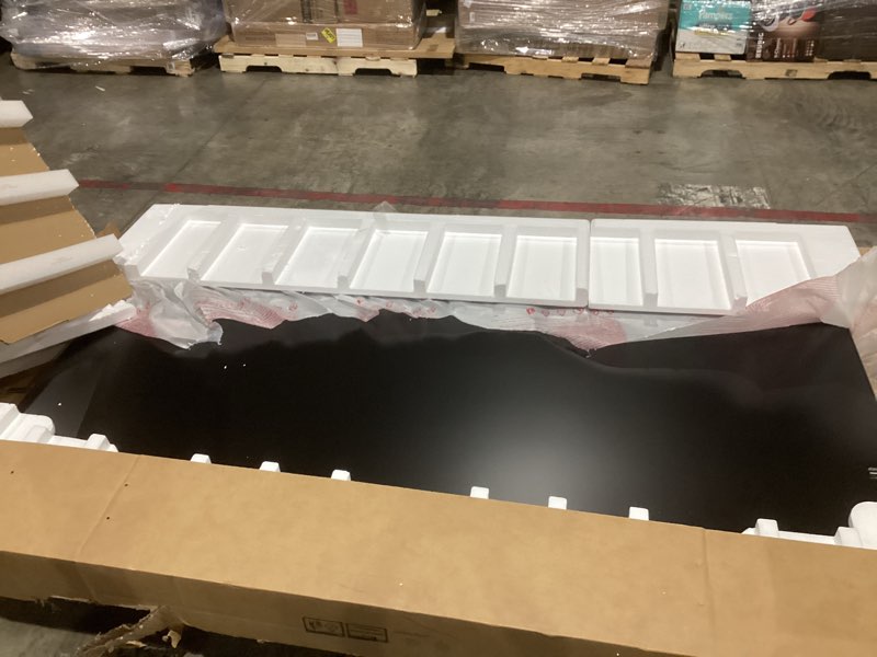Condition photo showing As Is for untested, has slight bend as is!!!      tcl 98 inch class qm6k series | mini led qled 4k hdr | 98qm6k, 2025 model | 120hz-144hz high brightness smart google tv dolby atmos onkyo audio | voice remote alexa gaming streaming television 98 inches