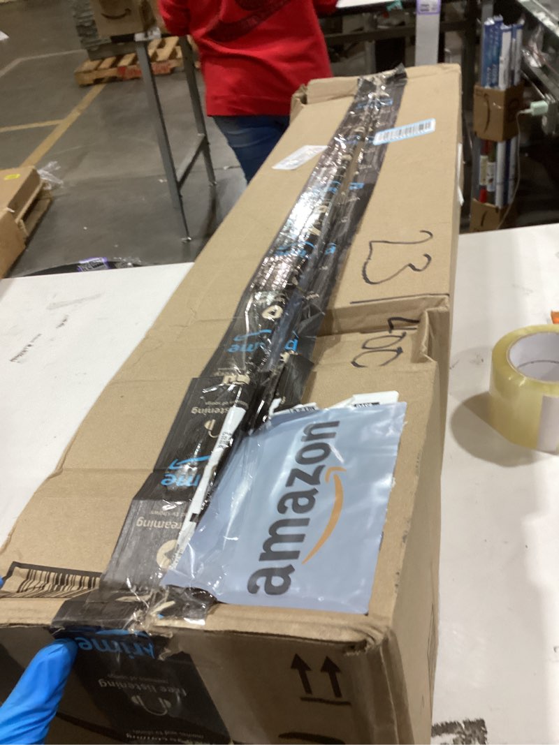 Condition photo showing As Is for KIMODE Kitchen Mats for Floor Anti Fatigue, 17"x47"+17"x29" Farmhouse Kitchen Rugs Sets of 2, Padded Kitchen Floor Mats, Comfort Standing Mats for Sink Laundry Office Desk Dark Blue Grey 20" x 47"+20" x 32"--0.47 inches Blue Grey/Multi