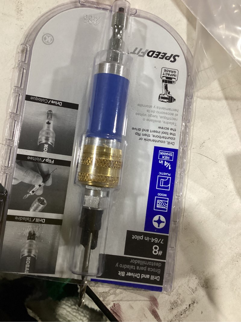 Condition photo showing Good Condition for Kobalt 7/64-in x 1-5/8-in High-speed steel Countersink Twist Drill Bit