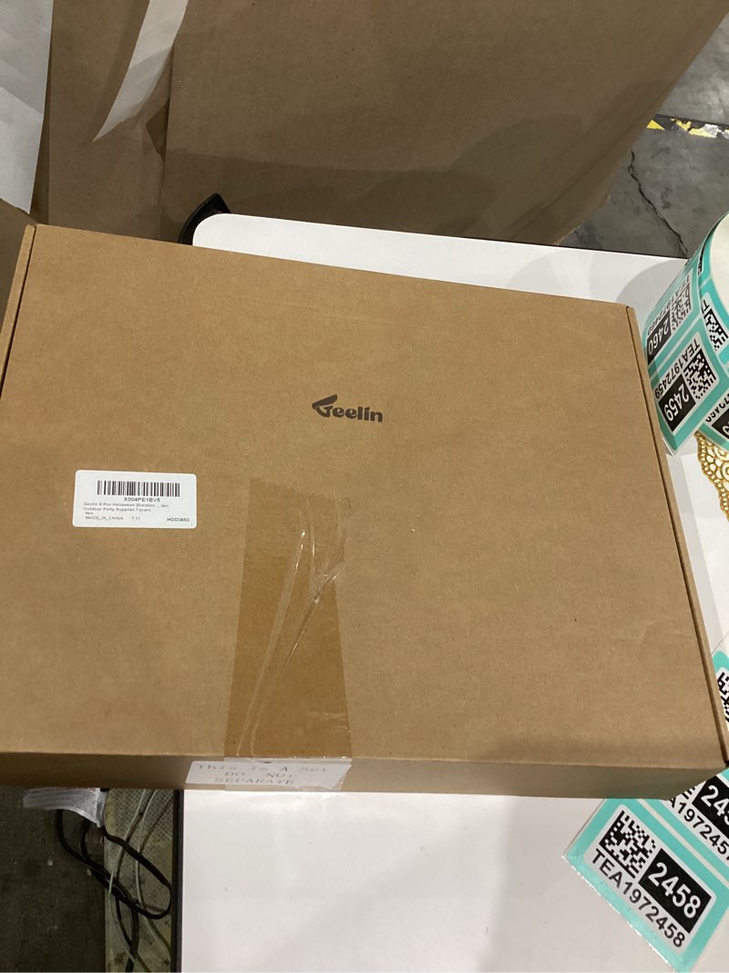 Condition photo showing New/Like New for Geelin 6 Pcs Halloween Skeleton Flamingo Yard Sign Decorations with Stakes Halloween Vulture Yard Lawn Ornaments Skeleton Flamingo Creepy Decor for Garden Outdoor Party Supplies Favors