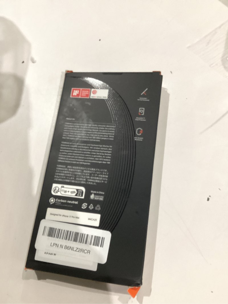 Condition photo showing Good Condition for TORRAS Q3 Silicone for iPhone 17 Pro Max Case Stand, Fit for MagSafe, Liquid Silicone Soft Cozy Grip, 360 Spin Magnetic Stand, Camera Control, Protective Case for iPhone 17 Pro Max, Ivory Gold Ivory Gold for iPhone 17 Pro Max